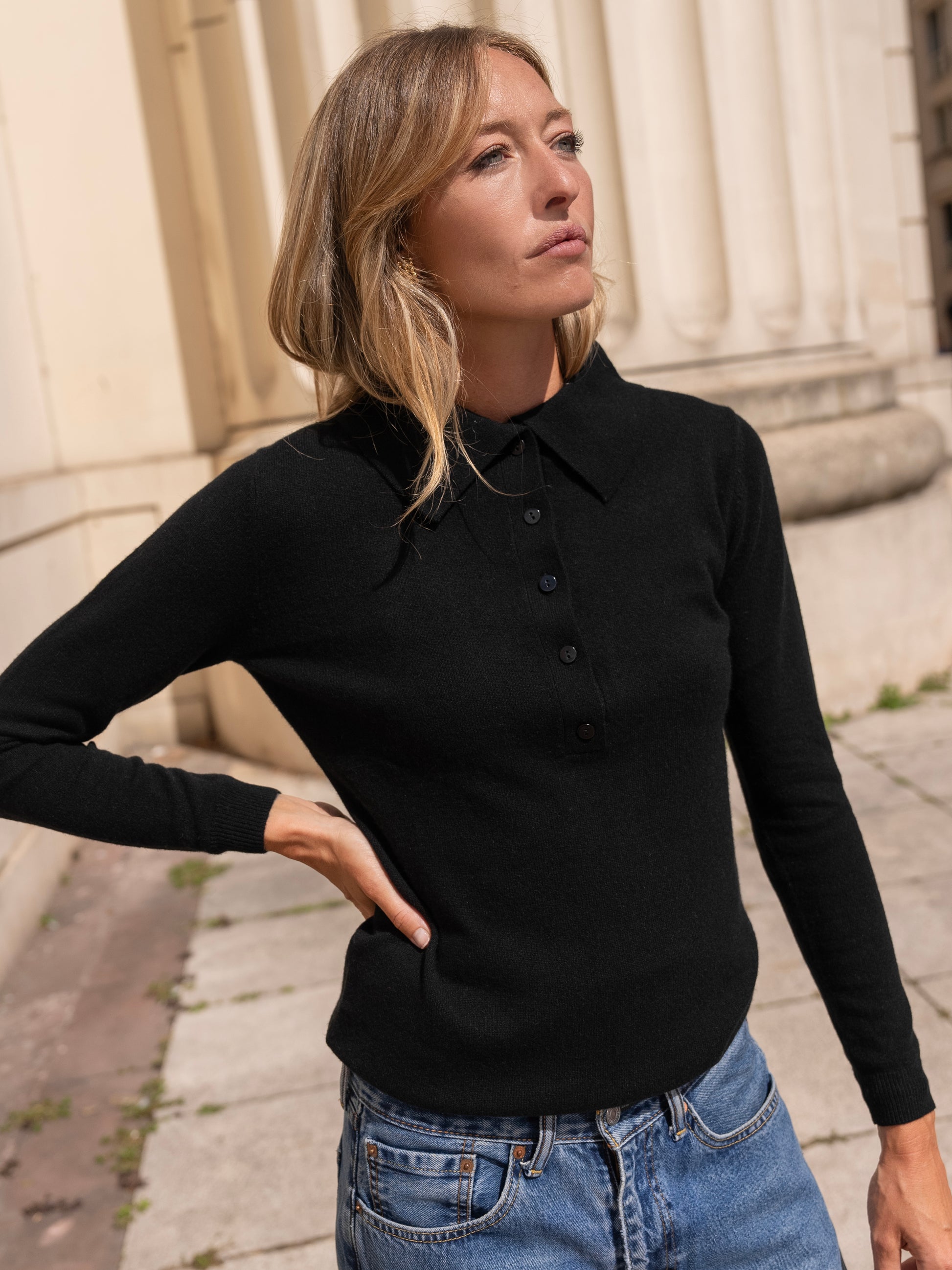 Cashmere Polo Shirt