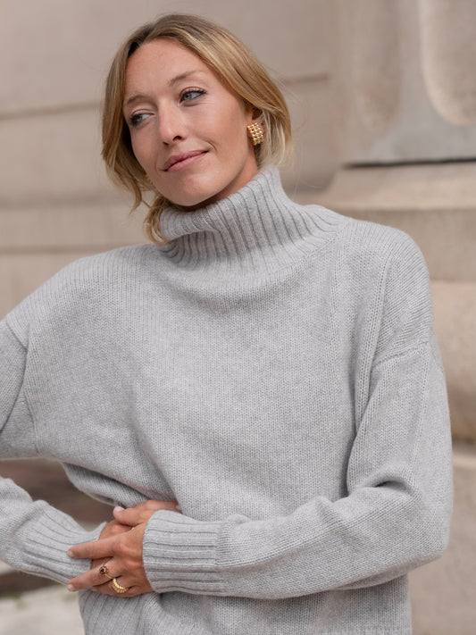 Merino Wool Neck Sweater